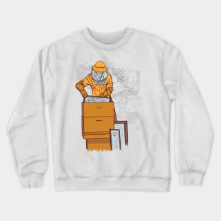 Beekeeper Save The Bee Hives Bees Beek Gifts Crewneck Sweatshirt